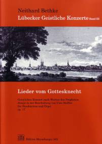 Titelbild der Notenausgabe, alte Stadtansicht Lübecks