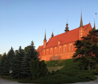 Abendansicht des Doms in Frombork/ Frauenburg (Polen)